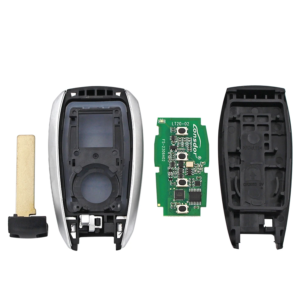 Ecusellsスマートキーレスゴリモートキー4ボタン433.92mhz 8a