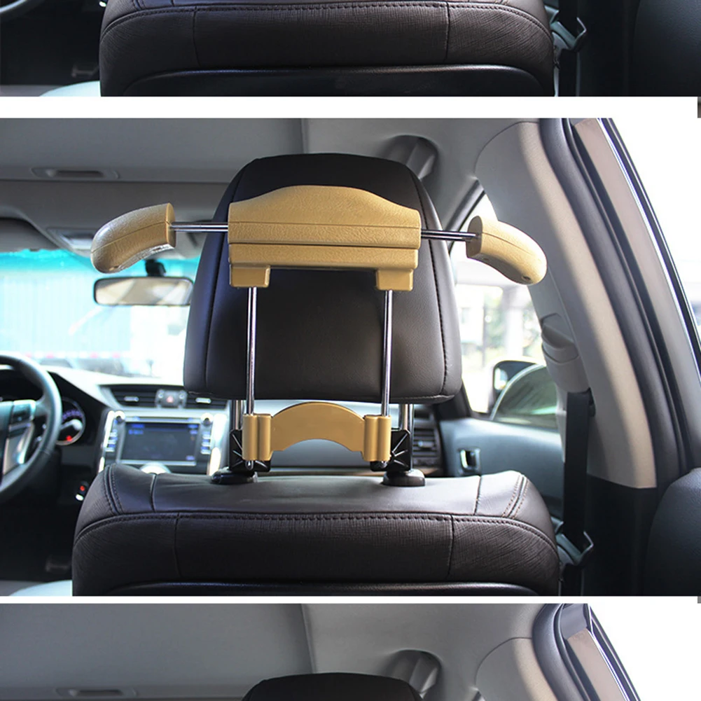 Adjustable Car Hanger Car Hanger Interior Organization Telescopic Design Built-in Spring Easy Installation