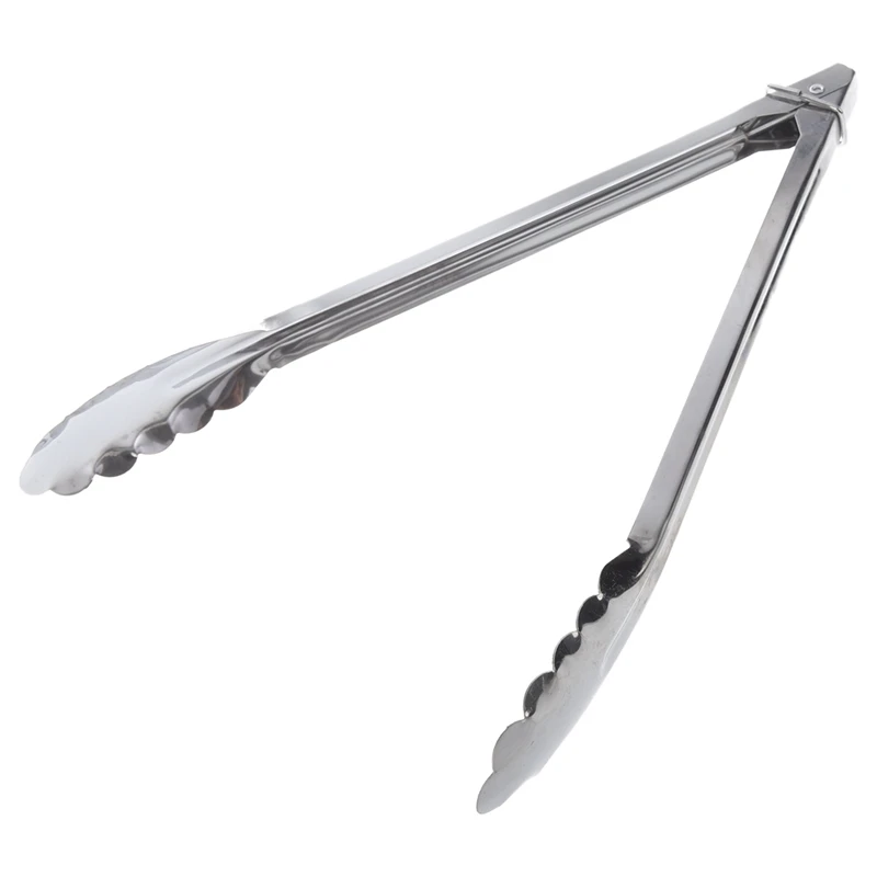 Description Picture 3 of itemStainless Steel Food Tongs Cooking BBQ Meat Clip Heat Bread Salad Kitchen Tool Non-slip Utensils Kitchen Accessories