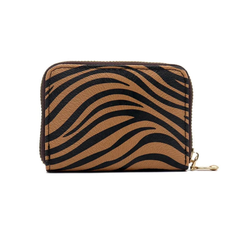 New Fashion Children's Women Zero Wallet Animal Stripes Portable Card Bag Coin Key Storage Bag Coin Purse Mini