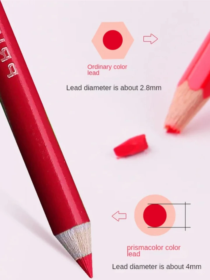 Prismaccolor-色鉛筆セット,12, 24, 36, 48色,ジュニアスケッチ用の木