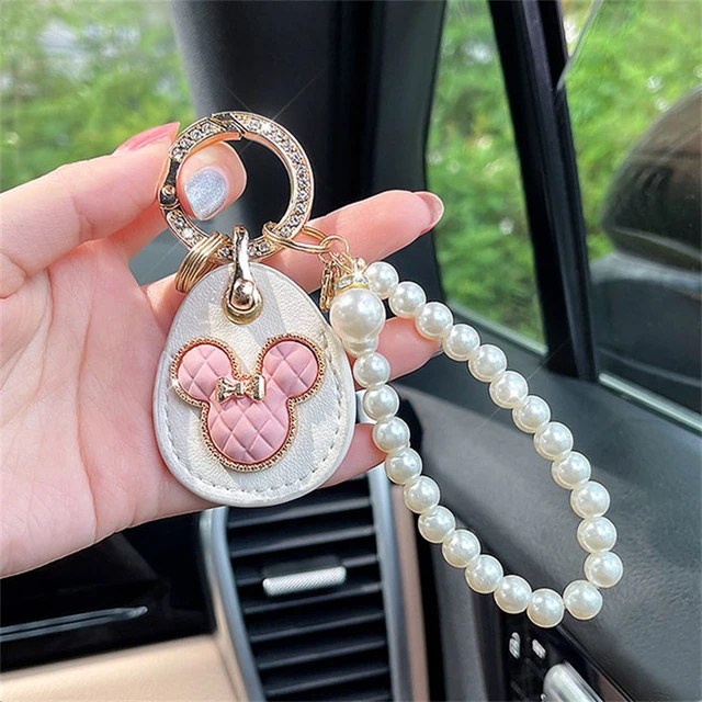 Porte-clés en cuir diamant animaux 3D de luxe, étui Apple Airtag,  dispositif de suivi de localisation, bracelet Airtag Pearl, étui de  protection - AliExpress