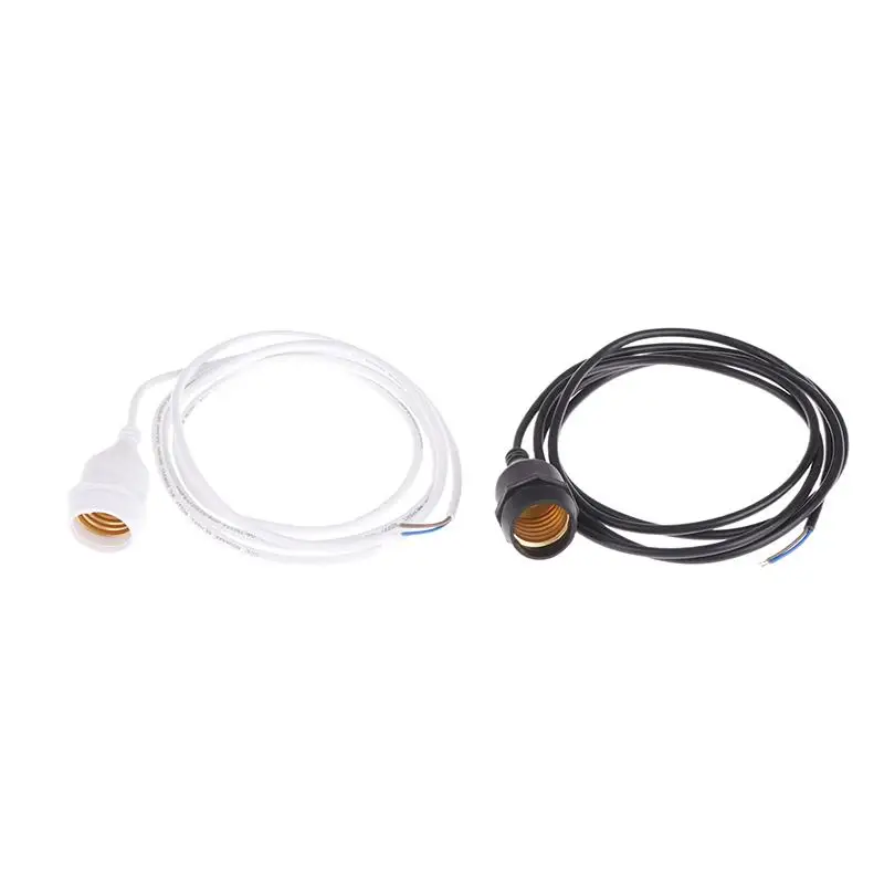 220 (V) 20/30/50/100/200CM Outdoor Waterproof E27 Lamp Holder With Power Cord Socket Industrial Farm Screw String Lamp Connector