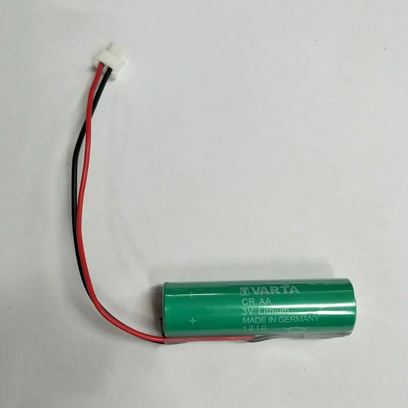 2pcs/lot  CR-AA 14500 3V PLC Industrial Control Lithium Battery With Plug Accessories Parts image_1