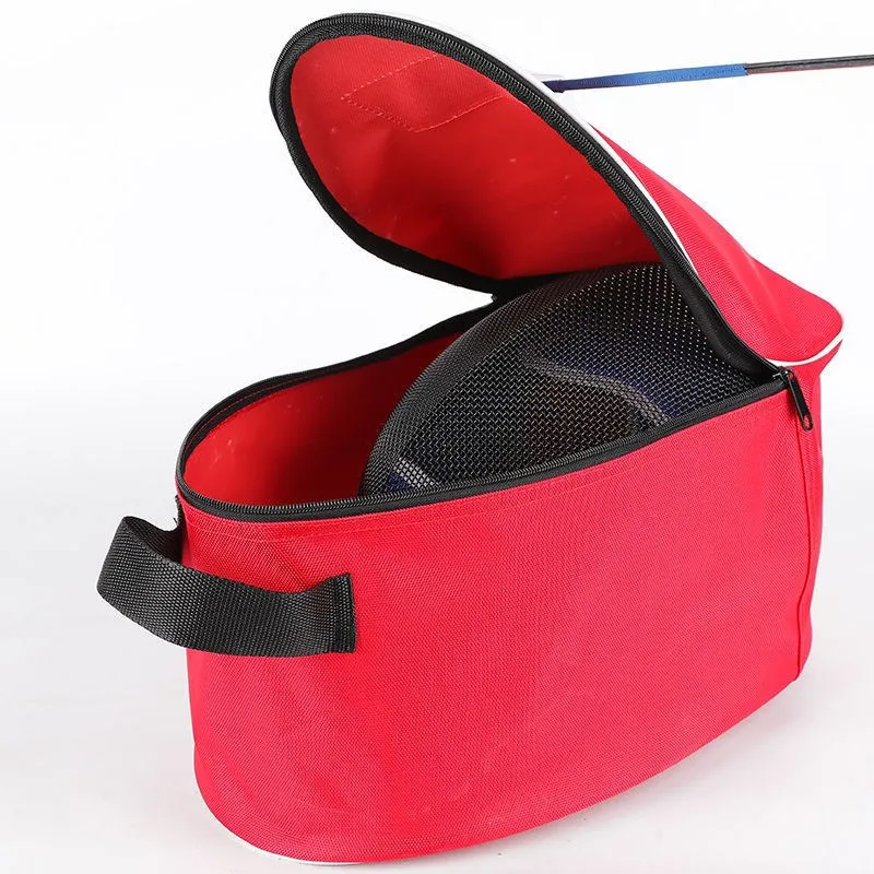 Fencing Gears Mask Carry Protection Case Helmet Protective Padded Bib Daily Practice Competition
