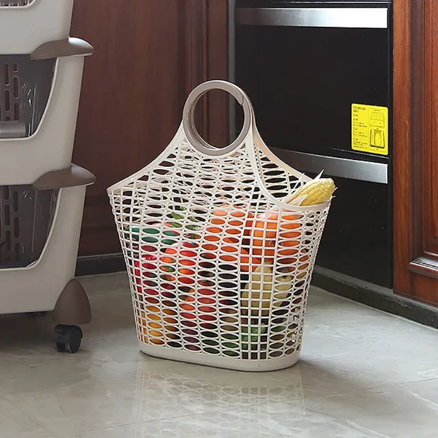 Kitchen Vegetable Fruits Plastic Storage Basket Home Use Small