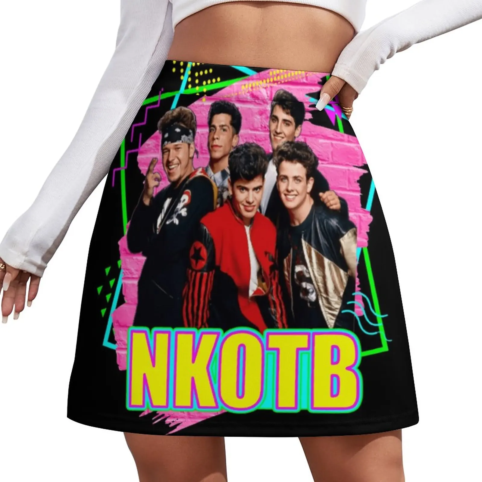 

NKOTB Music New And Kids Gift For Fan Mini Skirt korean style clothes womans clothing cosplay Miniskirt