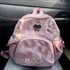 New Sanrio Girl Go Out Leisure Backpack Handbag Kawaii Hello Kitty Cartoon Student Cartoon Exquisite Small School Bag Style 3