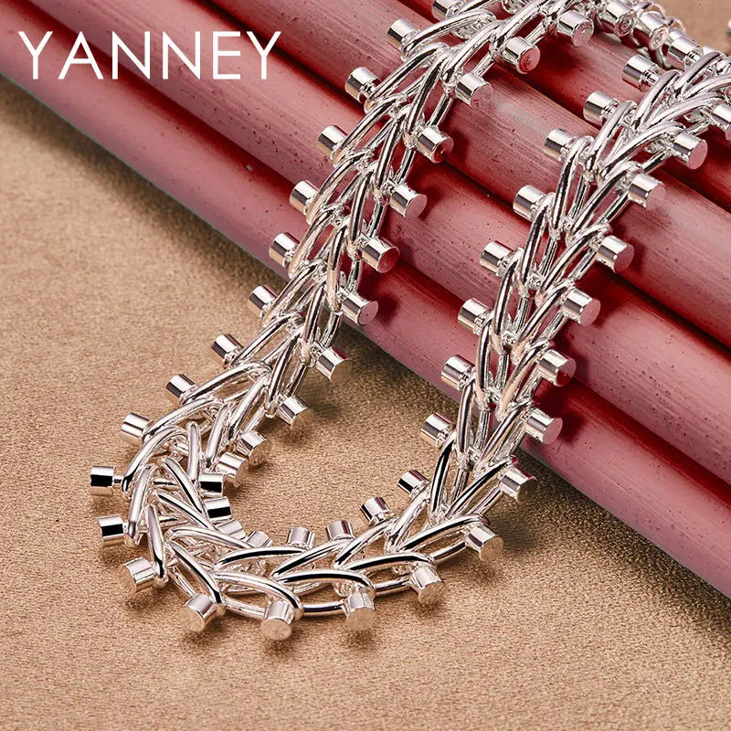 YANNEY , 절묘한 힙합 펑크 목걸이, 남성 패션, 결혼 선물, 쥬얼리 액세서리, 18 인치