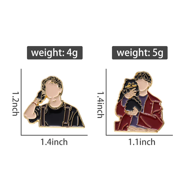 Cartoon Charakter Emaille Pin Anime Junge Katze Abzeichen Brosche Benutzerdefinierte Schmuck Zubehör Rucksack Pullover Großhandel – Detail 1