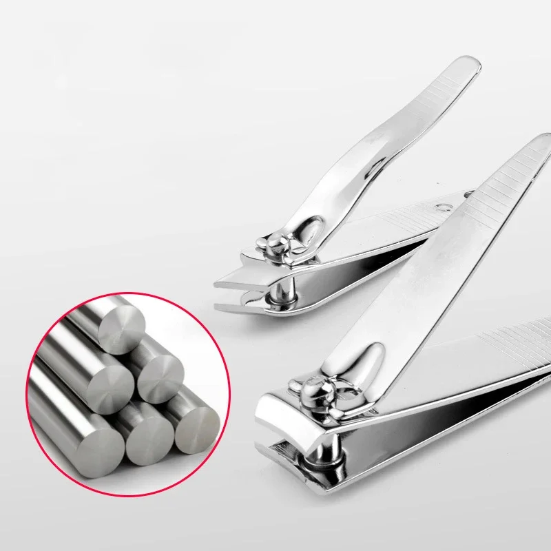 

7 Pcs Stainless Steel Nail Clippers Set With Leather Pouch