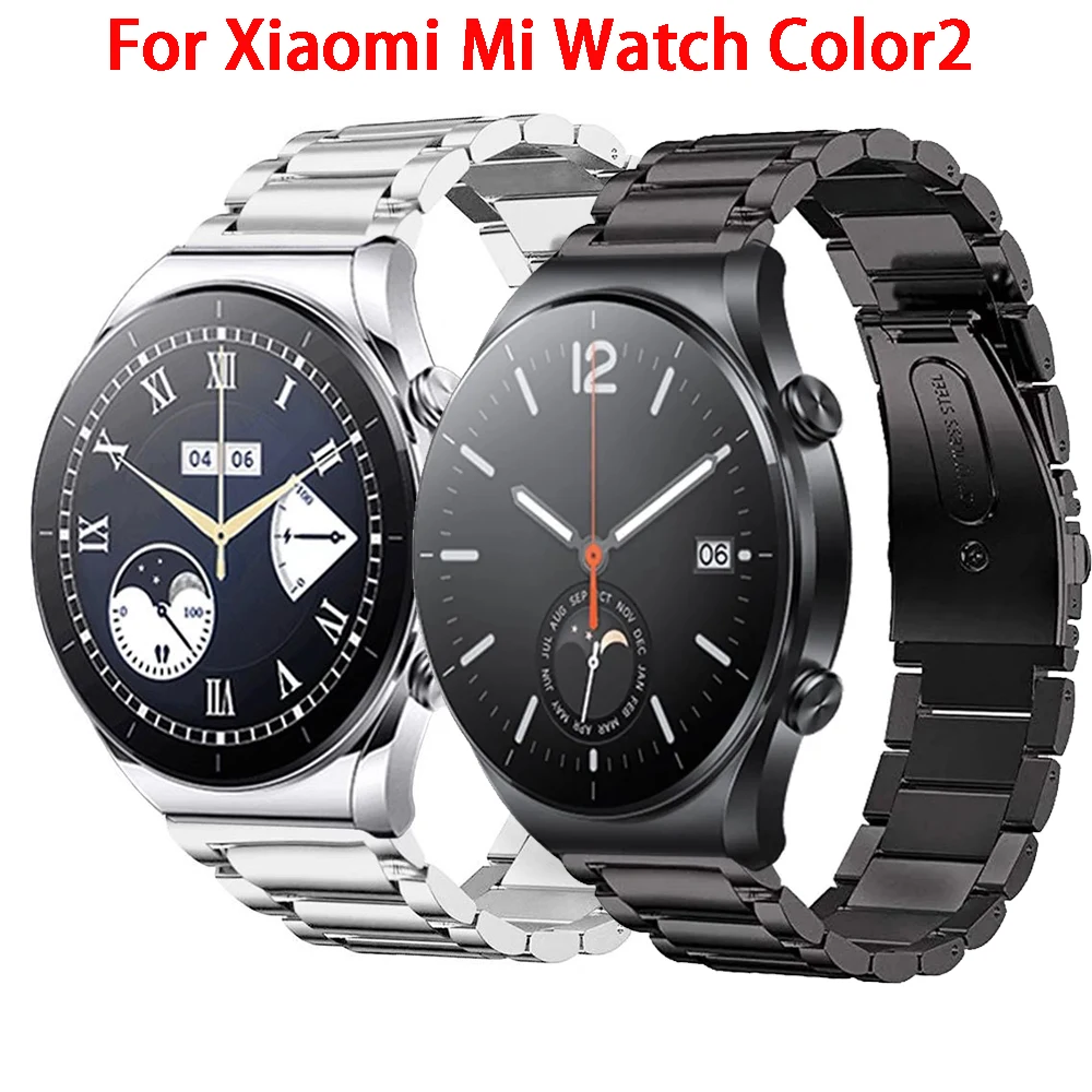 

Stainless Steel Watchband Strap for Xiaomi Mi Watch Color2 Replacement Bracelet For Mi Watch Color Sport S1 Pro Wristband correa