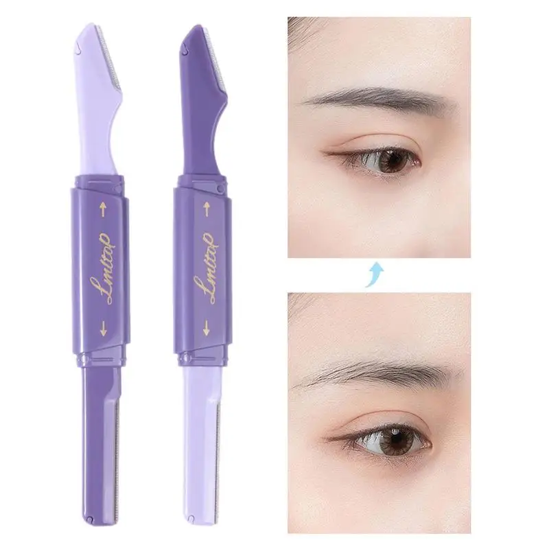 

2 шт., триммер для бровей с двойной головкой