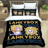 Lankybox Foxy Boxy cute printed Bedding Sets exquisite bed supplies set duvet cover bed comforter set bedding set luxury 4