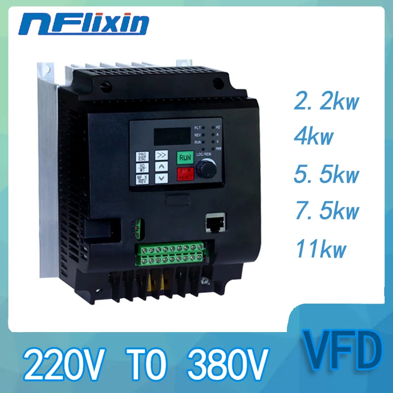 Per Bz 220V A 380V 2.2/4Kw Ingresso Monofase E Convertitore Di Frequenza Di Uscita Trifase/Azionamento Motore A Corrente Alternata/Inverter Vsd/ Vfd/ 