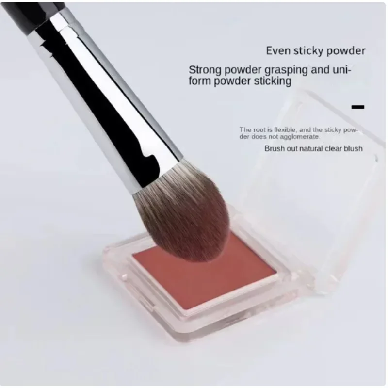 New Beauty Smudge Blusher Brush Powder Blush Cream Liquid Blush Makeup Brushes Flat Small Precise Blush Brush Makeup Tools