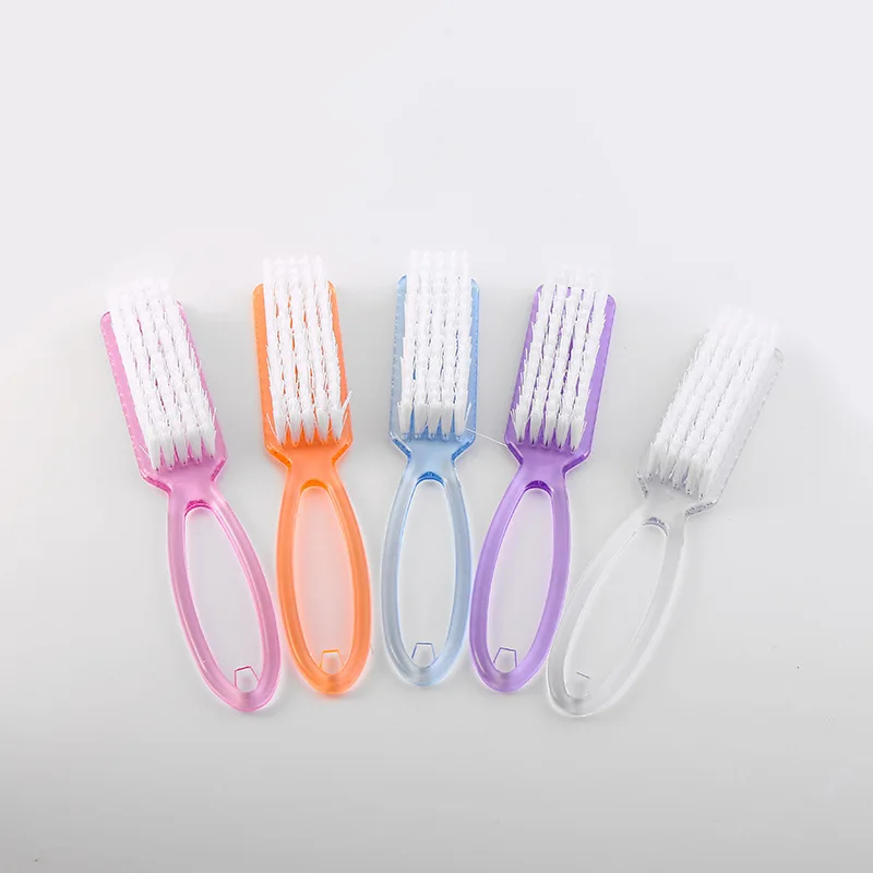 

Handle Grip Nail Brush Cleaner Nail Scrub Brush Hand Cleaning Brushes Soft Stiff Bristles Scrubber Manicure Tool Cleaning Brush