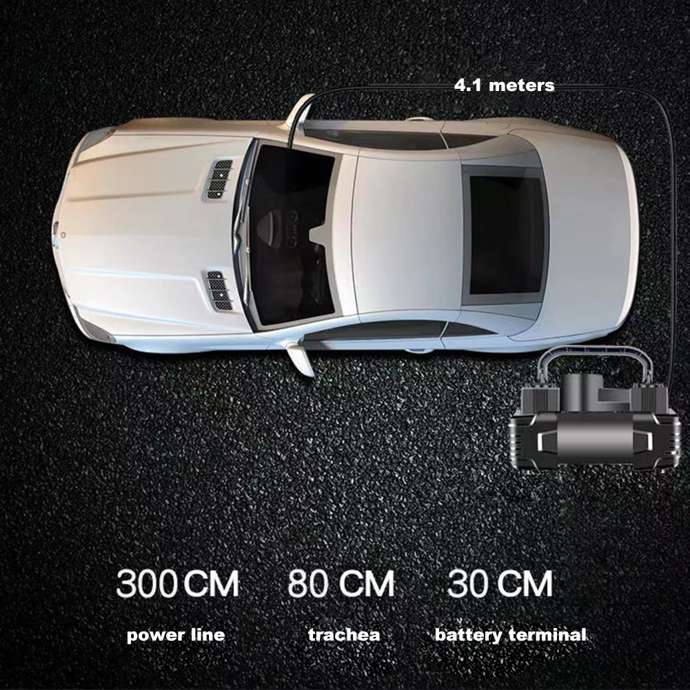 Ʈ��, SUV, �ڵ���, RV�� �� �� ��� LED �� �ڵ� ǳ�� ������ ��� ��Ƽ Ÿ�̾� ��â�� ���� ����� 12V 150PSI ���� ����