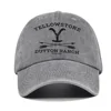 Yellowstone Dutton Ranch Baseball Cap Vintage Washed Dad Hat Distressed Sun Hat Unisex Snapback Hat Visors 2