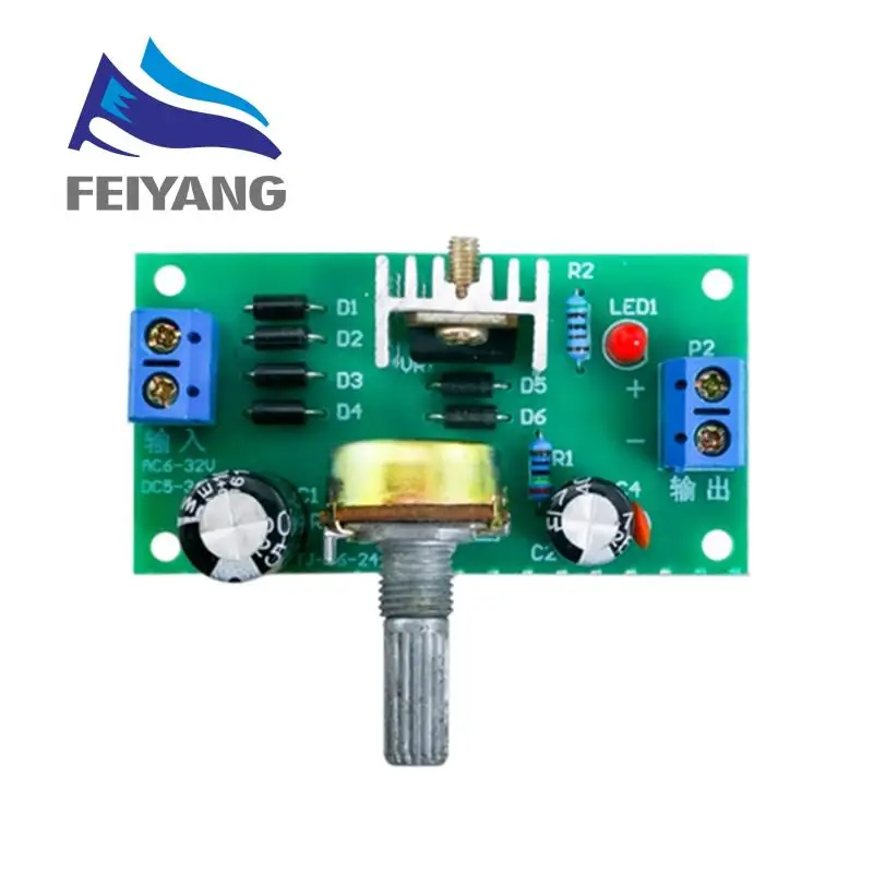 LM317 Einstellbare Netzteil Kit Kontinuierliche Einstellbare DC Power Versorgung DIY Lehre Ausbildung Teile – Detail 3