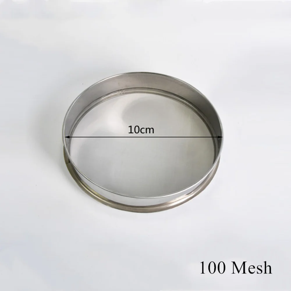 מסננת קרמיקה לכלי חרסינה מפלדת אל-חלד עבור חימר פולימר ו-FIMO - מסיר חלודה וסילורי 100 רשת