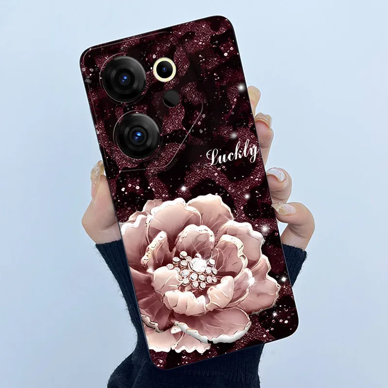 Cute Panda & Cats Silicone Soft Back Cover - Slim Anti-Scratch Protective Case