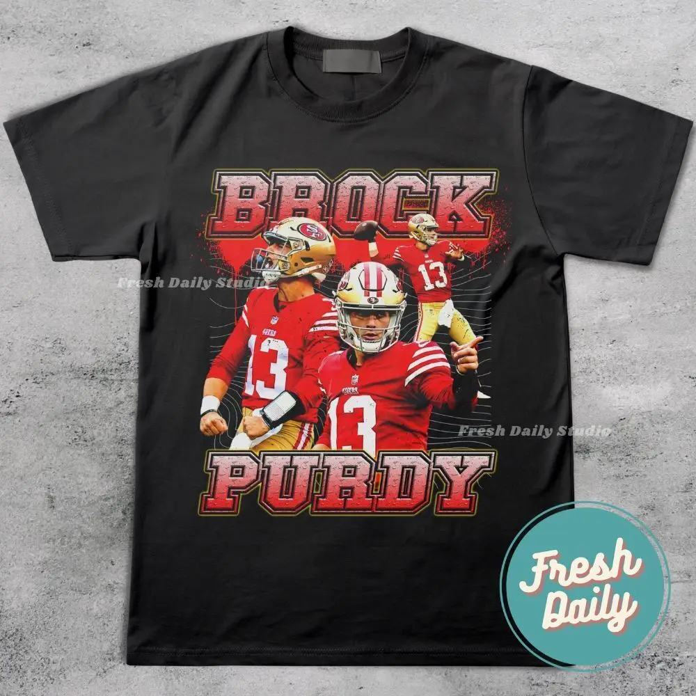 Brock Purdy Maglietta Unisex Niners Tee Sf 49Ers Shirt