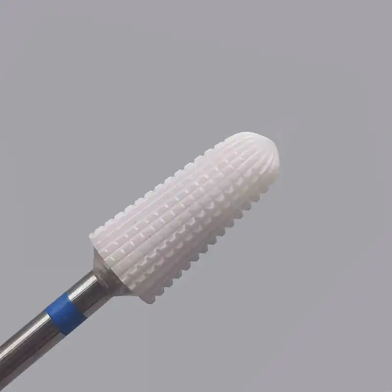 Ceramic 5 In 1 Nail Drill Bit Tapered Straight Cut Drill Bit Suitable for Acrylic Nail Glue 3/32" Shank-Drilling Machine 4