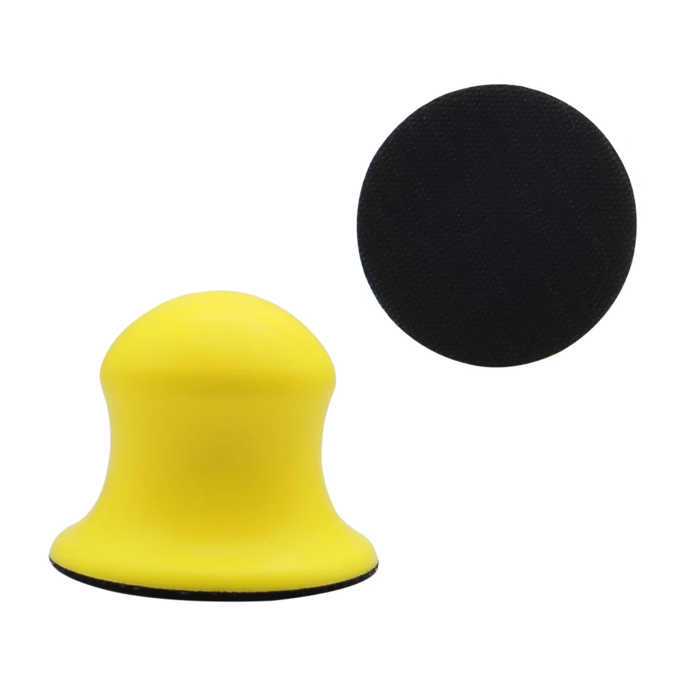 3-Inch 75MM Grinding Pad Car Polisher Hand Block Automotive Refinish Polish Plate Sanding Disc Auto Care Backing