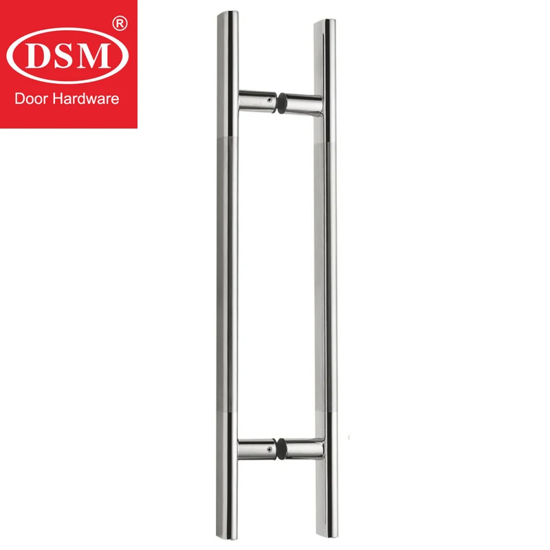 

600mm Oval Tube Bar Push Pull Door Handle SUS304 Stainless Steel Pulls Handles For Entrance/Entry/Glass/Shop/Store PA-141