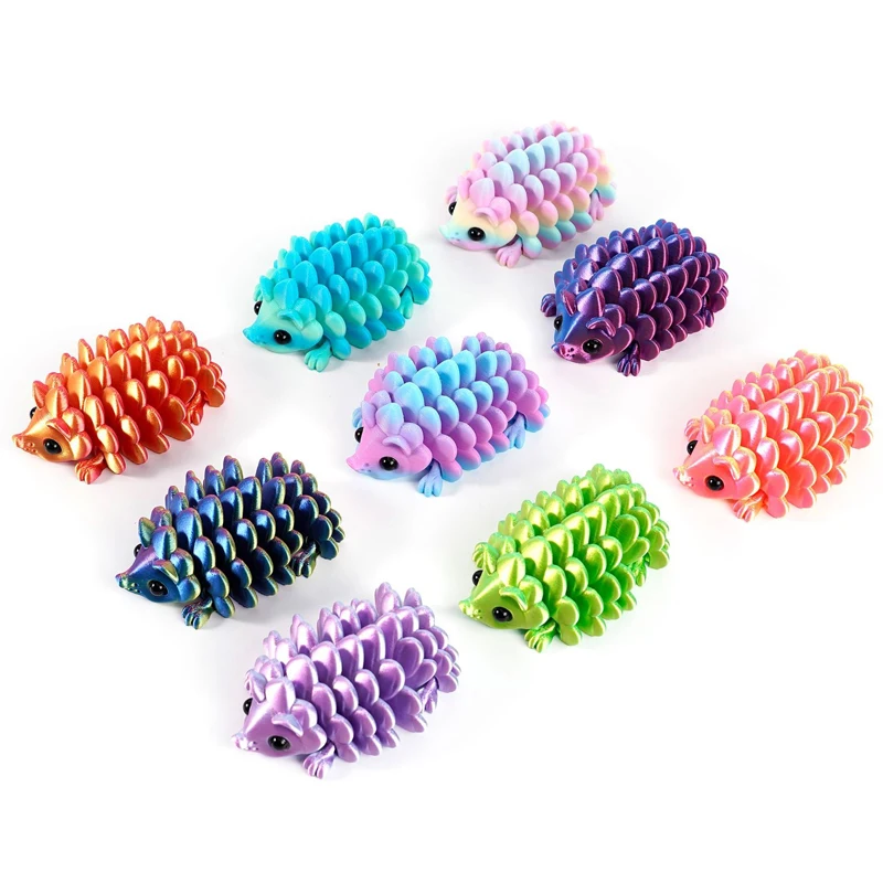 Versatile 3D Printed Hedgehog Figurine - Indoor & Outdoor Decorative Collectible Toy