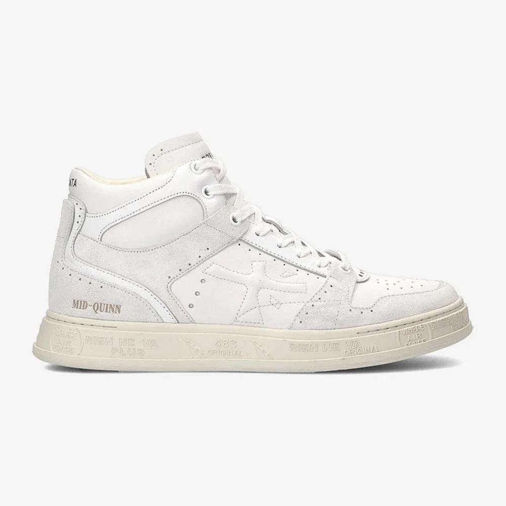 Premiata Light Luxury Suede Fashion Simple Retro Niche Casual Shoes Trendy Versatile Classic High Top Coppia Scarpe Da Skateboard