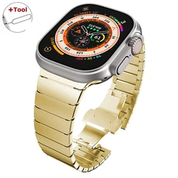 Luxury Titanium Stainless Steel Bracelet - Series 10 46mm (Gold)