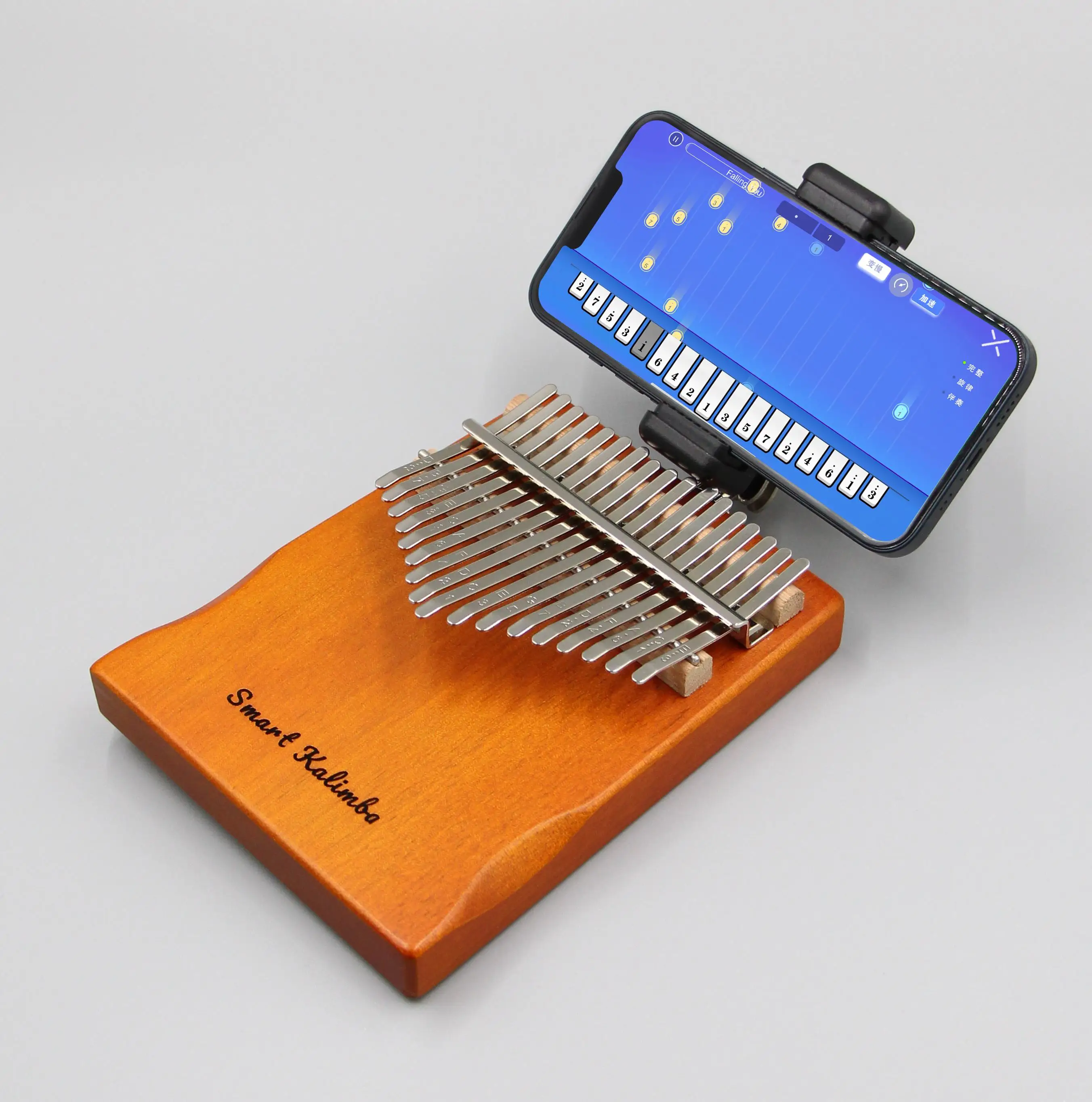 Jooleer Smart Kalimba with APP Tuning Hammer Thumb Piano 17 Keys Portable Finger Easy to Learn Musical Instrument Beginner Kids Adult Christmas Gift ( Claret Red Jooleer Smart Kalimba with APP Tuning Hammer Thumb Piano 17 Keys Portable Finger Easy to Learn Musical Instrument Beginner Kids Adult Christmas Gift ( Claret Red