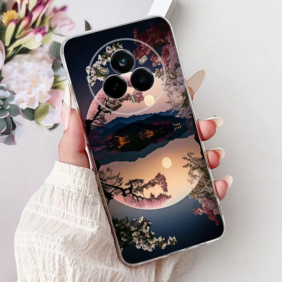 Beautiful Flowers Painted Soft Silicone Case - Enhanced Protection