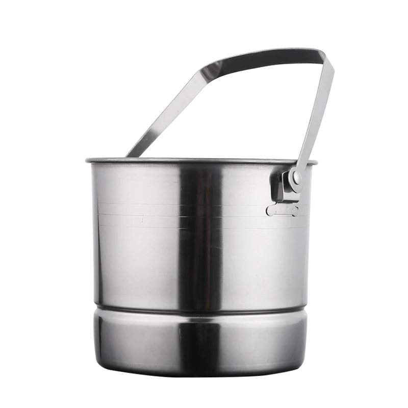 

1.5L Stainless Steel Ice Bucket Wine Champagne with Strainer & Ice Tong Barware