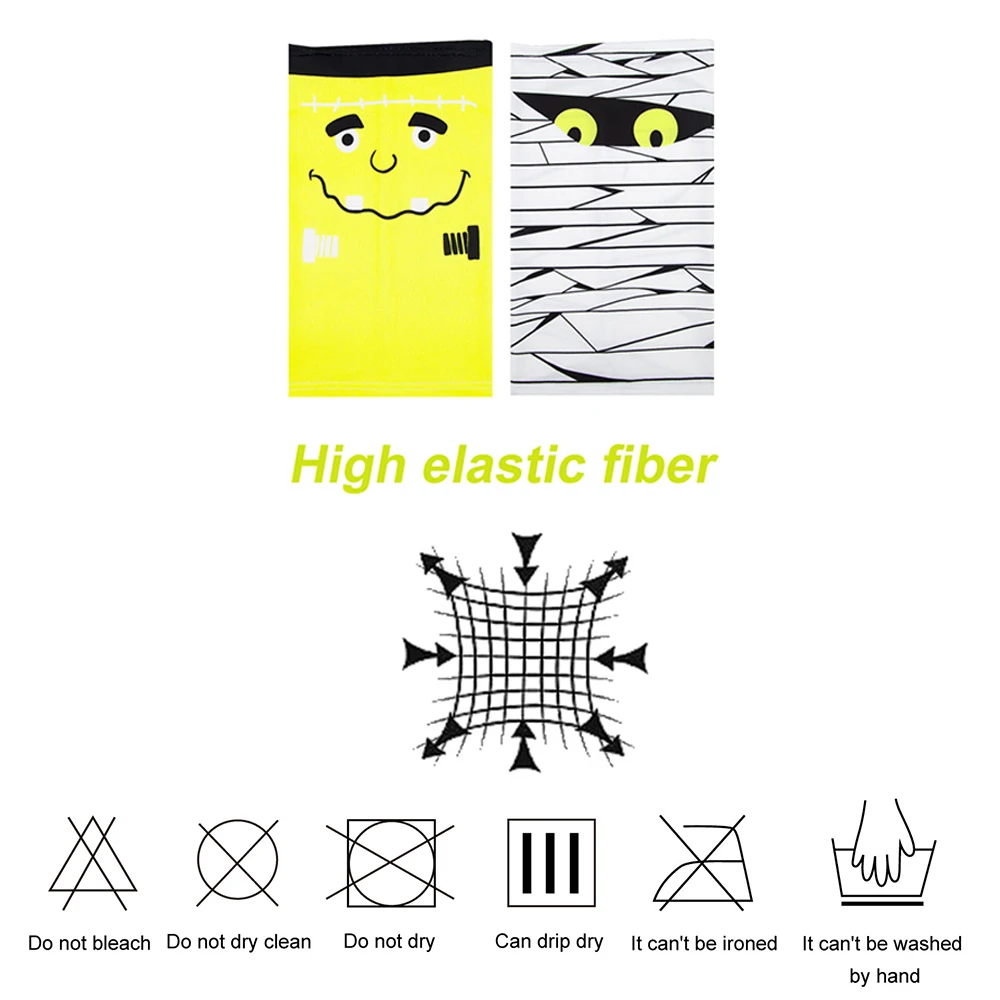 Random 6PCS Cute autumn and winter scarf for boys, windproof, warm and multi-functional