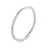 Bague mince Chic en corde torsadée pour femmes, bagues de mariage en métal en acier inoxydable, nouveaux bijoux de fête Vintage simples et élégants