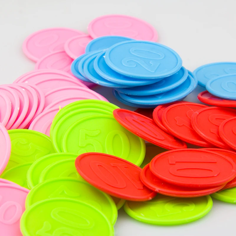 poker chips Poker Chips With Numbers Counting Markers Board Games Adullt Kids Party Carnival Fun Favors Juegos De Mesas Para Toda La Familia
