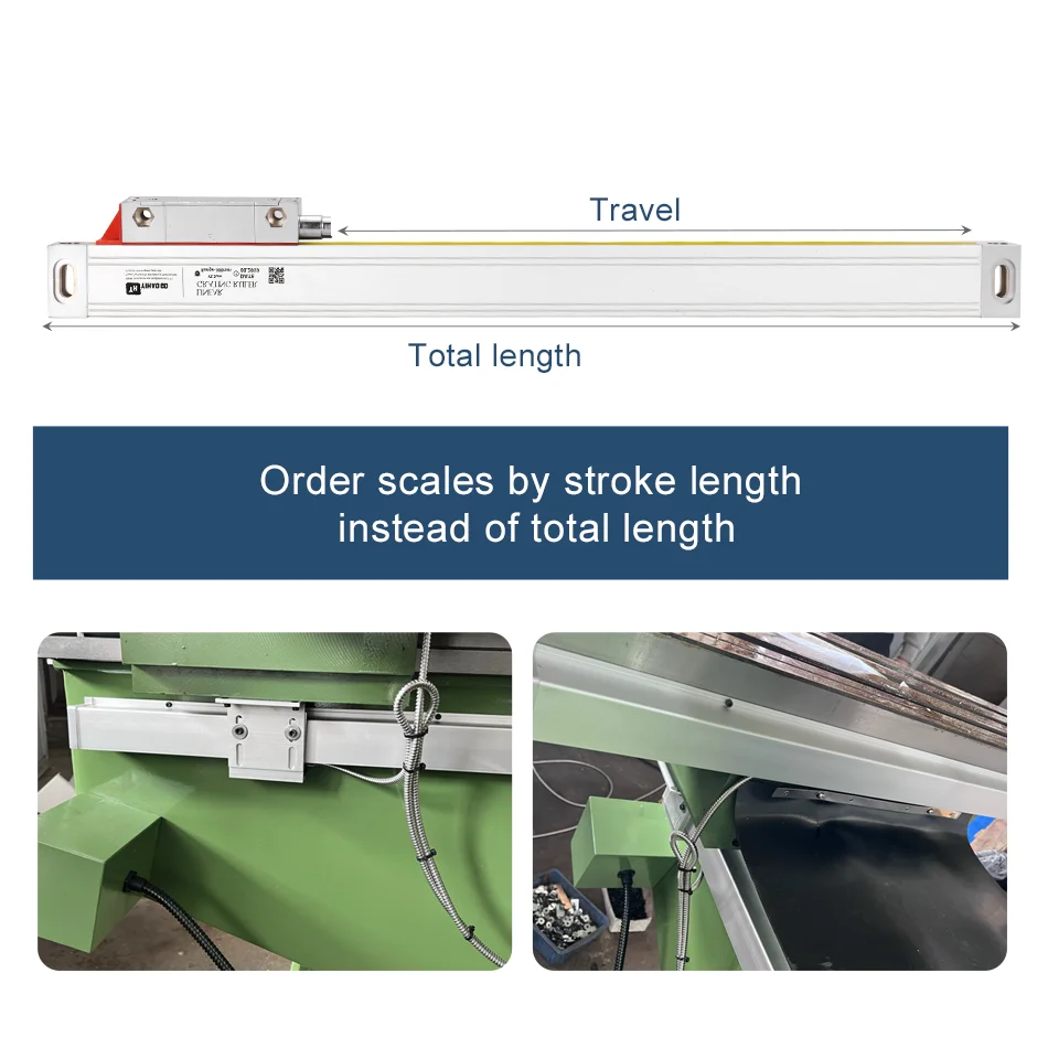 5U Linear Encoder YHSINO TTL 5V Linear Scale 50 100 450 550 600 650 700 750 950MM for Mill CNC Lathe Machines