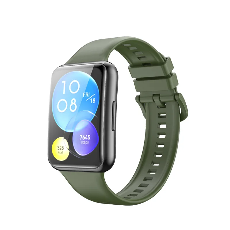 Silikon Band Für Huawei Uhr Fit 2 Strap Smartwatch Zubehör Ersatz Armband Correa Armband Huawei Uhr fit 2 strap – Detail 31