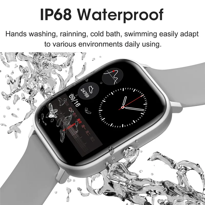 L18 Ʈ ġ  IP68  ECG ɹڼ ü ,  ʹ Ʈġ, ȵ̵ IOS ޴
