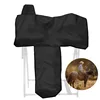 600D Oxford Cloth High Elasticity Dust-proof Saddle Cover Black Saddle Cover for Storage of Horse Gear Dust-proof  Horse Saddle 1