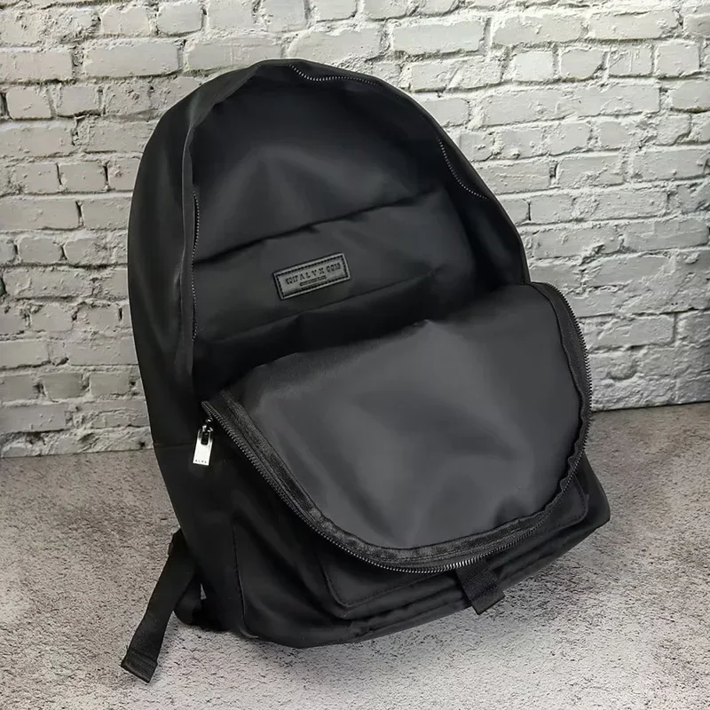 1017 ALYX 9SM ブラックバックパック High Street ALYX 1017 9SM Backpack Bag Techwear Buckle Strap
