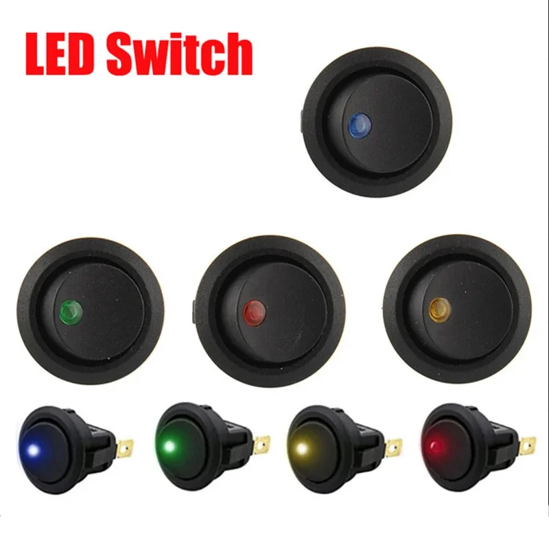 12 V Handheld Spot Light 10pcs Car Tilt Switch LED ON/OFF Switch - 12V ...