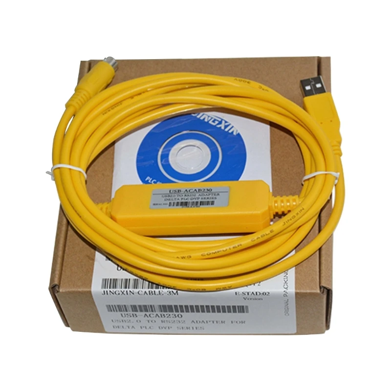 

Кабель для программирования ПЛК PLC Download Line USB-DVP USB-ACAB230 Высокогибкий F0T1