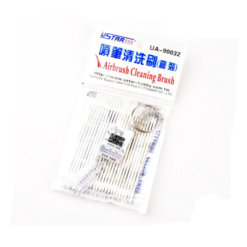 

U-STAR UA-90032 5 In 1 Airbrush Cleaning Brushes Airbrush Cleaning Tool with 10pcs Cotton Swab