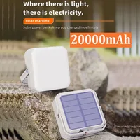 Solar Camping light 20000mAh Power Bank Charging Powerbank External Battery Portable Charger Spare battery For iphone Samsung 1