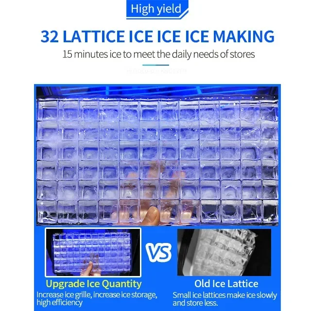 45kg Commercial Ice Maker Machine Make Ice Machine