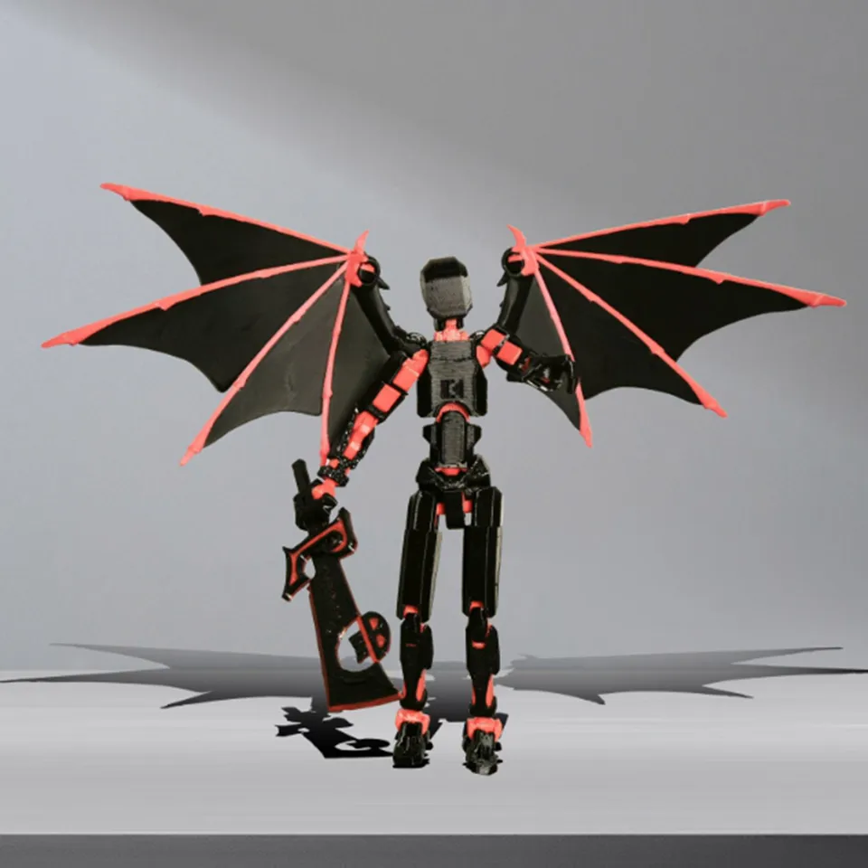 スポーツアクセサリーセット付きロボットアクションフィギュア,多関節